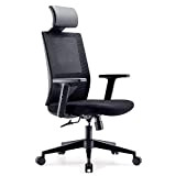 Sedia da ufficio SIHOO, sedia da scrivania ergonomica, sedia girevole, supporto lombare, poggiatesta regolabile, funzione bracciolo e bilanciere, sedia da ...