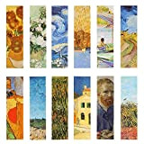 Segnalibri a tema dipinti a olio di Van Gogh, per donne, uomini, bambini, ragazzi, ragazze, 30 pezzi