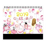 Semplice e Creativo 2019 Calendario da Tavolo Ufficio settimanale Piano Calendario Decorazione Calendario Personalizzato, Set Calendario da Tavolo (Color : ...