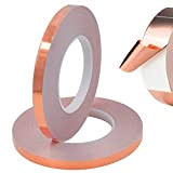 Senven® Premium Copper Foil Tape - Superconducting - (50m × 10 mm) × 2 - Schermatura Emi e Rf, circuiti ...