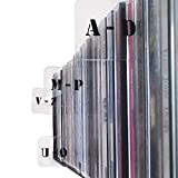 Separatore di divisori alfabetici dalla A alla Z per la carta di smistamento dell'organizzazione del vinile di musica LP