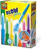 SES Creative Blow Airbrush pens, Colore Diversi, 7 unità (Confezione da 1), 00275