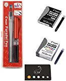 Set con penna Pilot “Parallel Pen” 1,5 mm + 1 scatola con 12 cartucce di inchiostro di colori assortiti + ...