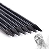 Set di 6 matite in grafite senza legno, bastoncini di carbone, set di matite da disegno HB 2B 4B 6B ...