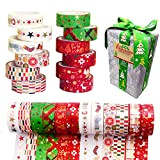 Set di nastri washi natalizi Nastro washi deco Washi tape natalizio Washi tape roll set Nastro adesivo Washi tape rosso ...