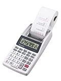 Sharp EL-1611V - Mini calcolatrice da tavolo grigio con display LCD a 12 cifre colori in stampa nero e rosso