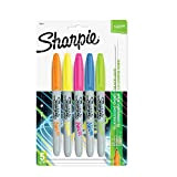 Sharpie Neon Permanent Markers 5/Pkg-