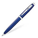 Sheaffer 100 - Penna a sfera ricaricabile, blu lucido, finiture cromate