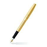 Sheaffer Sagaris E2947451 - Penna a sfera, colore: Oro Stilografica, tratto medio Medium Fluted Gold