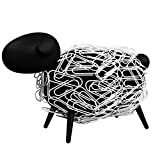 Sheepi – Il dispenser magnetico per graffette da ufficio a forma di pecora – nero con graffette bianche – Il ...