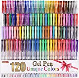 Shuttle Art 120 unico colori (no Duplicates) gel penne gel penna set per libri da colorare arte marcatori