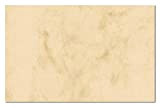 SIGEL DP744 Biglietti da visita, 3C, con taglio netto tutt'intorno, marmorizzata beige, 85x55 mm (A4), 225 g, 100 pz.=10 fg
