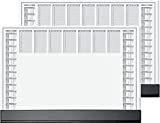 SIGEL HO365 Sottomano da scrivania di carta, calendario 2 anni (2023/24), Office, A2 (59,5 x 41 cm), 40 fg, 2 ...