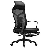 SIHOO Sedia da ufficio ergonomica, sedia da scrivania reclinabile con supporto lombare regolabile e funzione di blocco Sedia in rete ...