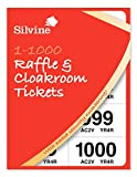 SILVINE CLOAKROOM TICKET 1-1000 1000-T
