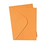 Sizzix Surfacez Card & Buste Pack A6 Burnt Orange 10PK | 665691 |Capitolo 2 2022, Multicolor, One Size
