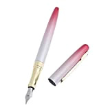 SM SunniMix Hot New Eyedropper Filling Fountain Pen 0.5mm Pennino Penna Gradiente Colore, gradiente rosso