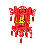 SM SunniMix Lanterna cinese fai-da-te che fa l'ornamento della decorazione della casa del ciondolo del capodanno del festival di primavera, ...