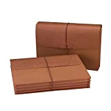 Smead Expanding wallet, elastico di chiusura, Redrope, 10 per box 1/2" Expansion Legal/Redrope
