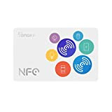 SONOFF NFC Tag Card, NFC Sticker NTAG215 – 540 byte memoria compatibile con tutti gli smartphone abilitati NFC