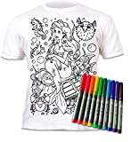 Splat Planet T-Shirt Mermaid T-Shirt Magica da Colorare con 10 Penne Magiche Lavabili Atossiche - Colora La Tua Maglietta, Colora ...