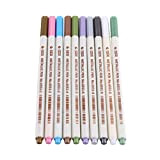 STA Pen Metallic Painting Pen Set di 10 pezzi Art Fine Tip Colorato Forniture Pittura Pennarello per Artisti Acquerello Schizzi ...
