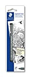 Staedtler 30801-9BKD Penna a pigmentazione a punta sottile, 0.2 mm, Nero