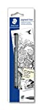 Staedtler 30801-9BKD Penna a pigmentazione a punta sottile, 0.5 mm, Nero