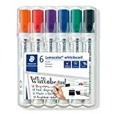 STAEDTLER Lumocolor whiteboard marker, confezione da 6, punta tonda,351 WP6