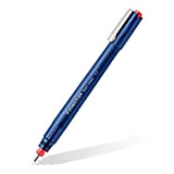 Staedtler Mars Matic, penna a inchiostro di china in metallo cromato, larghezza di tratto 0.2 mm, 700 02, Blu