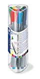STAEDTLER penne colorate Triplus fineliner, punta fine rinforzata 0.3 mm, fusto ergonomico, confezione da 12 fineliner, colori assortiti, 334 PR12 ...