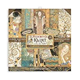 STAMPERIA INTERNATIONAL, KFT Pad Album per Scrapbooking Extra Piccolo, 10 Fogli cm 15,24 x 15,24 (6"x6") -Klimt, Various, 24x15,24 cm