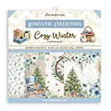 Stamperia International Scrapbooking Pad-Romantico-Accogliente Inverno, Multicolore, 12 x 12 inches