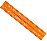 Standardgraph Graphoplex - Traccia lettere Iso 7 mm, colore: Arancione trasparente GXST2024/7