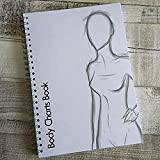 Stationery Geek Body Charts Book - A4