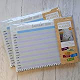 Stationery Geek Busy Family Calendar - con paraurti famiglia Confezione di adesivi!
