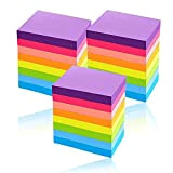 Sticky Notes, 1600 fogli di foglietti adesivi colorati per ufficio, scuola, casa, 38 x 50 mm, 8 colori