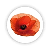 stika.co Confezione da 24 etichette in carta, Lest we forget Red Poppy Flower Remembrance Sunday Sunday Armistice Day, War Heroes ...