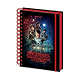 Stranger Things notebook a spirale A5, Multicolore