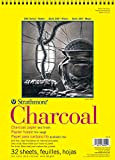 Strathmore - Carta per Disegno a Carbone 9"X 12" - 32 Fogli, Bianco
