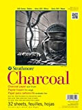 Strathmore STR-330-109 - Nastro adesivo a carbone, 32 fogli, 22,9 x 30,5 cm, colore: Bianco