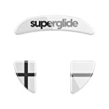 Superglide - Piedini per mouse più veloci e lisci realizzati con vetro ultra resistente, suola liscia e durevole per Xtrfy ...