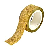 SUPVOX Glitter Washi Tape adesivo carta Masking nastro adesivo fai da te decorazione etichetta artigianato per Office School Adhesive decorazione ...