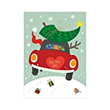 Susy Card 40023465 – Biglietto di auguri di Natale, Mini, auto, 1 pezzo Auto