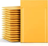 Switory 25 pezzi 21,6cmx32cm Kraft Bubble Mailer Buste imbottite autosigillanti per imballaggio oro
