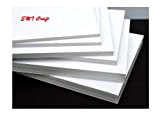 Tabella di cartone piuma 50 x 65 cm spessore 3 mm Bianco – Set di 4 EMI Craft