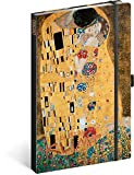 Taccuino con elastico e pagine a righe, per donne e ragazze, per la scuola e il lavoro 21x13 Gustav Klimt