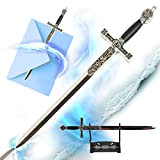 Tagliacarte a forma di spada di Re Artù, con supporto, accessorio da ufficio, spada in miniatura, Excalibur, decorazione per la ...
