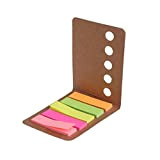 Tandou 5 blocchi/confezione carta kraft di Candy color foglietti adesivi segnalibro divisori