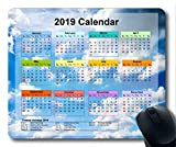 Tappetini per mouse calendario 2019, tappetino mouse per Capodanno, cielo stellato Tappetino per mouse da gioco